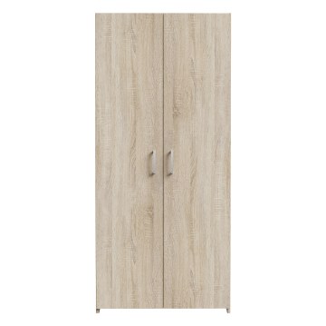 Forte Шкаф шириной 80 см с штангой и полкой, дуб «Сонома», JOES723-D30F - Home Club