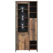 Forte Витрина 90 см Clif Old – Винтажный деревянный/бетон, CLFV721-C546 - Home Club, изображение 3