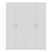 Forte Шкаф 180 см, белый, HMNS941-120 - Home Club, изображение 4