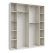 Forte Шкаф 180 см, белый, HMNS941-120 - Home Club, изображение 8
