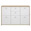 Forte Комод 115 см Best Chest Білий/Дуб Artisan, SQNK233-C804 - Home Club, зображення 2