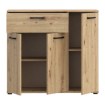 Forte Комод 90 см Niko, дуб Artisan, NIKK34-D78 - Home Club, изображение 3