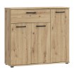 Forte Комод 90 см Niko, дуб Artisan, NIKK34-D78 - Home Club, изображение 4