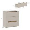 Forte Комода 85 см Edwal, пісочний/дуб Mauvella, EDWK212-M902 - Home Club, зображення 8