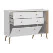 Forte Комод 125 см Harllson, белый/дуб Mauvella, HLTK221REC-M793 - Home Club, изображение 5