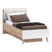 Forte Ліжко 100 см Vankka, дубова дошка/білий, VNKL4092-C338 - Home Club, зображення 7