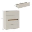Forte Комода 95 см Edwal, пісочний/дуб Mauvella, EDWK312-M902 - Home Club, зображення 8
