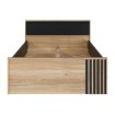 Forte Каркас 130 см Arank, дуб «Маувелла»/чёрный, AXKL1121-M635 - Home Club, изображение 3