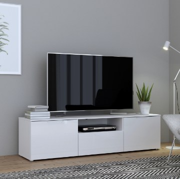 Forte Шкафчик 170 см Sapporo, белый/белый глянцевый, SNNT131-V29 - Home Club