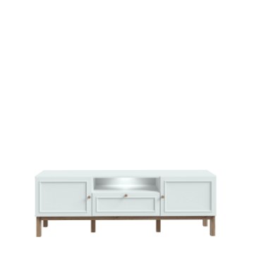 Forte Тв-тумба 160 см Penkridge Secret Grey/Dąb Szlachetny, PKDT131-M848 - Home Club
