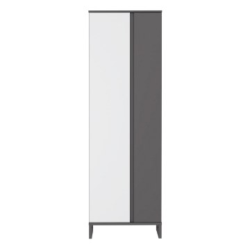 Forte Шкаф 70 см Quayle, цвет «Графит/Secret Grey», QXLS722-M732 - Home Club