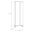 Forte Шафа 70 см Quayle Графіт/Secret Grey, QXLS722-M732 - Home Club, зображення 6