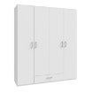Forte Шафа 180 см із висувною шухлядою Econobox 2, біла, ECBS941-120 - Home Club, зображення 4