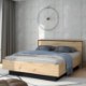 Forte Двуспальная кровать 160x200 см Trondheim, дуб Artisan/черный дуб, TDHL1162-C773 - Home Club