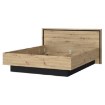 Forte Двуспальная кровать 160x200 см Trondheim, дуб Artisan/черный дуб, TDHL1162-C773 - Home Club, изображение 4