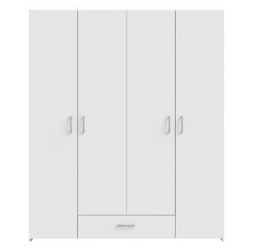 Forte Шкаф 160 см с ящиками Econobox, белый, ECBS842-120 - Home Club