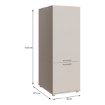 Forte Шафка 50 см Washcab, пісочно-бежевий, WCVR142-U71S - Home Club, зображення 6