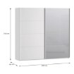 Forte Шкаф 220 см Sophistispace, белый, SSQS92413-120 - Home Club, изображение 7