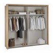 Forte Шкаф 231 см Seravel, дуб «Маувелла» / песочный, SVLS92411B-M844 - Home Club, изображение 4
