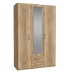 Forte Шкаф с зеркалом и ящиками, 130 см, Econobox 2, дуб Mauvella, ECBS931-D108 - Home Club, изображение 4
