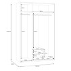 Forte Шкаф с зеркалом и ящиками, 130 см, Econobox 2, дуб Mauvella, ECBS931-D108 - Home Club, изображение 7