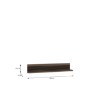 Forte Полиця 140 см Eufemius «Мазурський дуб», EUFB01-D131 - Home Club, зображення 3