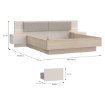 Forte Каркас кровати, PNPL3181B-Q203 - Home Club, изображение 9