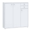 Forte Білий високмий комод 110 см, T2KK10-120 - Home Club, зображення 4