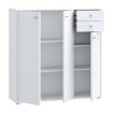 Forte Білий високмий комод 110 см, T2KK10-120 - Home Club, зображення 5