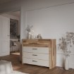 Forte Комода 111 см Ricciano Пісочний/Дуб клепковий, RCQK213-Q251 - Home Club, зображення 3