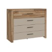 Forte Комода 111 см Ricciano Пісочний/Дуб клепковий, RCQK213-Q251 - Home Club, зображення 6