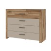 Forte Комода 111 см Ricciano Пісочний/Дуб клепковий, RCQK213-Q251 - Home Club, зображення 8
