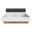 Forte Двуспальная кровать 180x200 см Mayacus, белый/дуб Mauvella, JCKL2182-M949 - Home Club, изображение 4