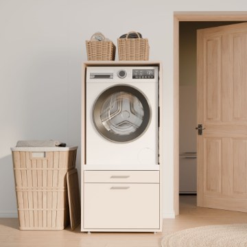 Forte Шафа для пральної машини Washcab, пісочно-бежева, WCBA142-U71S - Home Club
