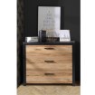 Forte Комода 101 см Dalate Дуб «Катанія»/Чорний матовий/Чорний, DQLK211-M265 - Home Club