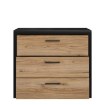 Forte Комода 101 см Dalate Дуб «Катанія»/Чорний матовий/Чорний, DQLK211-M265 - Home Club, зображення 3