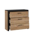 Forte Комода 101 см Dalate Дуб «Катанія»/Чорний матовий/Чорний, DQLK211-M265 - Home Club, зображення 5