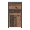 Forte Комода 40 см Best Chest, бетон, темно-сірий / Old – Wood Vintage, SQNK211-C764 - Home Club, зображення 2