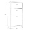 Forte Комода 40 см Best Chest, бетон, темно-сірий / Old – Wood Vintage, SQNK211-C764 - Home Club, зображення 6