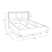 Forte Каркас ліжка з підйомним матрацом, GLKL1142-Q249 - Home Club, зображення 8
