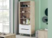 Forte Стелаж 85 см із шухлядами Vankka «Дубова дошка», VNKR713-L25 - Home Club, зображення 4