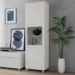 Forte Витрина 60 см Poole, белый / стекло белого цвета Optiwhite, ENJV811-C605 - Home Club