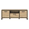 Forte Тв-тумба 160 см Trondheim, дуб Artisan/черный дуб, TDHT132-C773 - Home Club, изображение 2