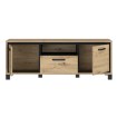 Forte Тв-тумба 160 см Trondheim, дуб Artisan/черный дуб, TDHT132-C773 - Home Club, изображение 3