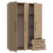Forte Шафа 150 см із шухлядами, дуб Artisan, MKSS833-D78 - Home Club, зображення 5