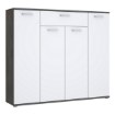 Forte Комод 140 см, белый/темно-серый бетон, RPSK341-C592 - Home Club, изображение 4