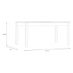 Forte Розкладний стіл 160x90 см Lewisville Secret Grey/Дуб Валенсія, TBLT7029-M830 - Home Club, зображення 6