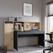Forte Письмовий стіл 155 см Серія «Письмові Стіли» Дуб Artisan/Бетон Matera, EGRB331L-C982A - Home Club