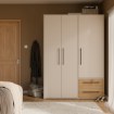 Forte Шафа 145 см Jupiter Пісочний/Дуб Artisan, MKSS833-M946 - Home Club, зображення 2