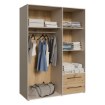 Forte Шафа 145 см Jupiter Пісочний/Дуб Artisan, MKSS833-M946 - Home Club, зображення 4